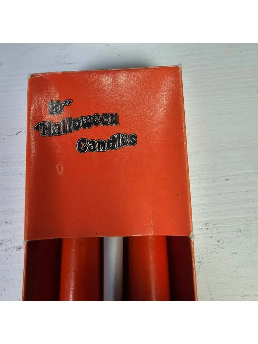 Set of 2 Vintage Halloween Skull w/ Spiders 10